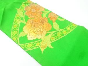 草花模様織出し名古屋帯